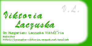 viktoria laczuska business card